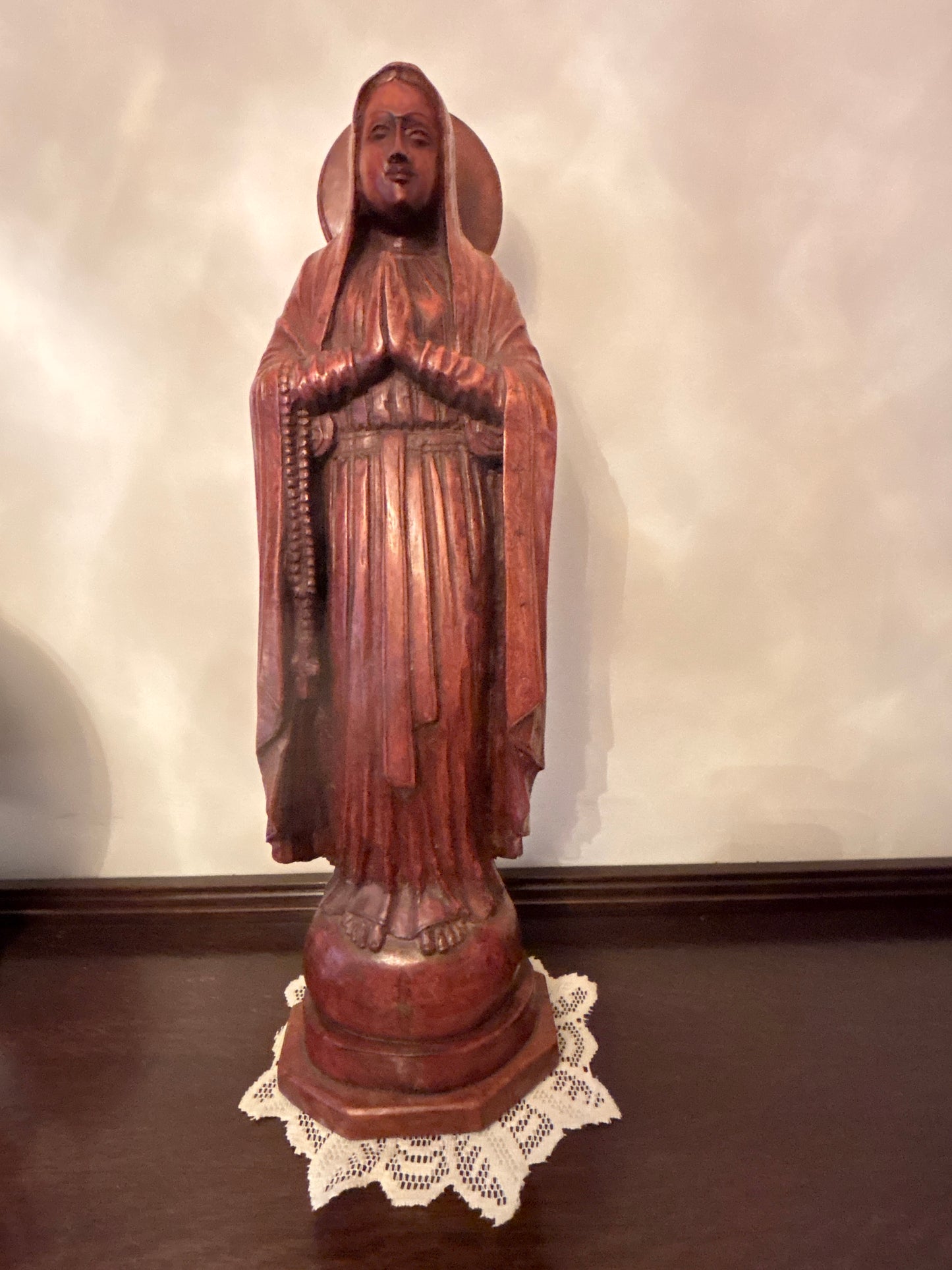 Mother Mary of Love Rosewood Sculpture